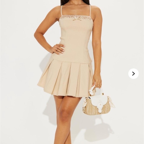 Fashion Nova Dresses & Skirts - Fashion Nova Cream Mini Dress